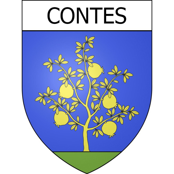 Pegatinas escudo de armas de Viviers adhesivo de la etiqueta engomada