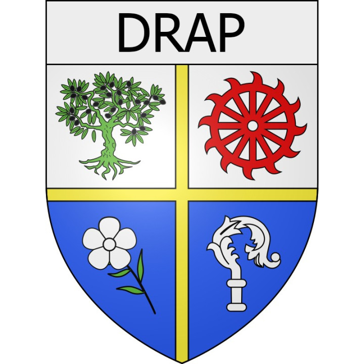 Stickers coat of arms Viviers adhesive sticker