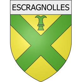 Pegatinas escudo de armas de Viviers adhesivo de la etiqueta engomada