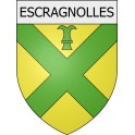 escragnolles 06 ville Stickers blason autocollant adhésif