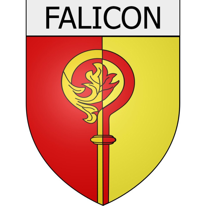 Stickers coat of arms Viviers adhesive sticker