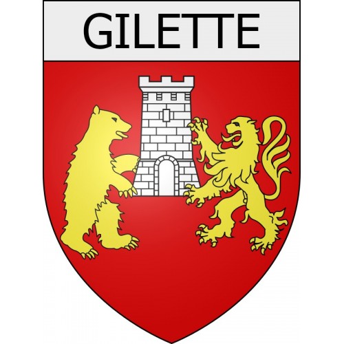 gilette 06 ville Stickers blason autocollant adhésif