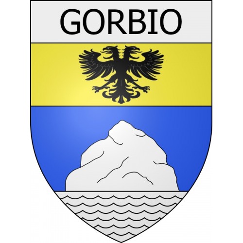 gorbio 06 ville Stickers blason autocollant adhésif