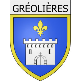 gréolières 06 ville Stickers blason autocollant adhésif