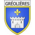 gréolières 06 ville Stickers blason autocollant adhésif