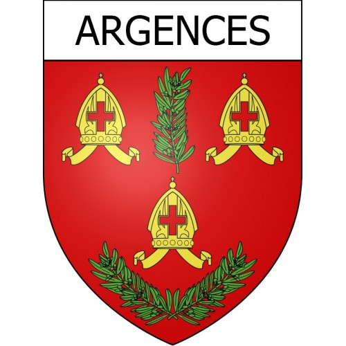 Adesivi stemma Argences adesivo