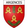 Argences 14 ville Stickers blason autocollant adhésif