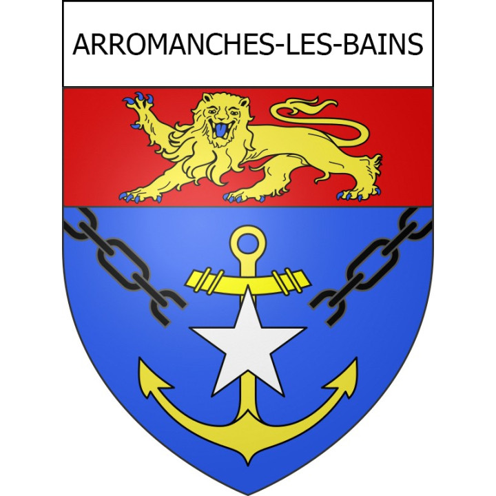 Arromanches-les-Bains 14 ville Stickers blason autocollant adhésif