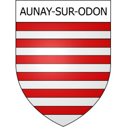 Aunay-sur-Odon 14 ville Stickers blason autocollant adhésif