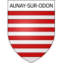 Aunay-sur-Odon 14 ville Stickers blason autocollant adhésif