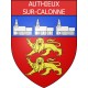 Authieux-sur-Calonne Sticker wappen, gelsenkirchen, augsburg, klebender aufkleber