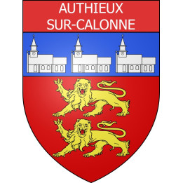 Stickers coat of arms Authieux-sur-Calonne adhesive sticker