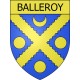 Balleroy Sticker wappen, gelsenkirchen, augsburg, klebender aufkleber