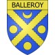 Balleroy 14 ville Stickers blason autocollant adhésif