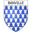 Adesivi stemma Banville adesivo