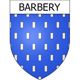 Barbery Sticker wappen, gelsenkirchen, augsburg, klebender aufkleber