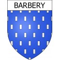 Barbery 14 ville Stickers blason autocollant adhésif