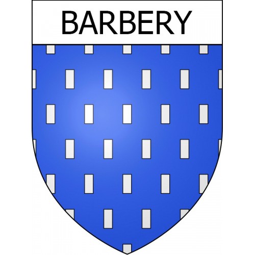 Barbery 14 ville Stickers blason autocollant adhésif