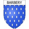 Barbery 14 ville Stickers blason autocollant adhésif