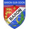 Baron-sur-Odon Sticker wappen, gelsenkirchen, augsburg, klebender aufkleber