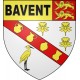 Bavent 14 ville Stickers blason autocollant adhésif