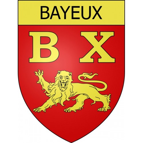 Bayeux Sticker wappen, gelsenkirchen, augsburg, klebender aufkleber