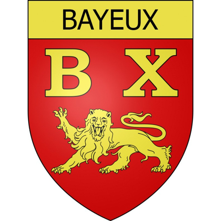 Stickers coat of arms Bayeux adhesive sticker