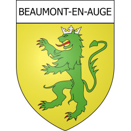Stickers coat of arms Beaumont-en-Auge adhesive sticker
