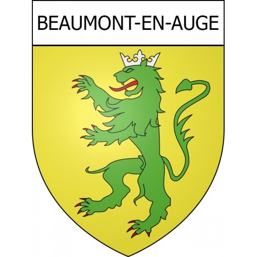 Beaumont-en-Auge 14 ville Stickers blason autocollant adhésif