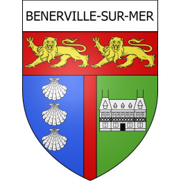 Stickers coat of arms Benerville-sur-Mer adhesive sticker