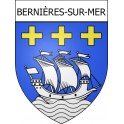 Bernières-sur-Mer 14 ville Stickers blason autocollant adhésif