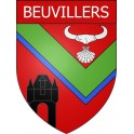 Beuvillers 14 ville Stickers blason autocollant adhésif