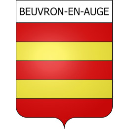 Beuvron-en-Auge Sticker wappen, gelsenkirchen, augsburg, klebender aufkleber