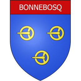 Bonnebosq Sticker wappen, gelsenkirchen, augsburg, klebender aufkleber