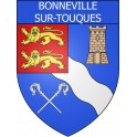 Bonneville-sur-Touques 14 ville Stickers blason autocollant adhésif