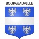 Bourgeauville 14 ville Stickers blason autocollant adhésif