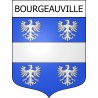 Bourgeauville 14 ville Stickers blason autocollant adhésif