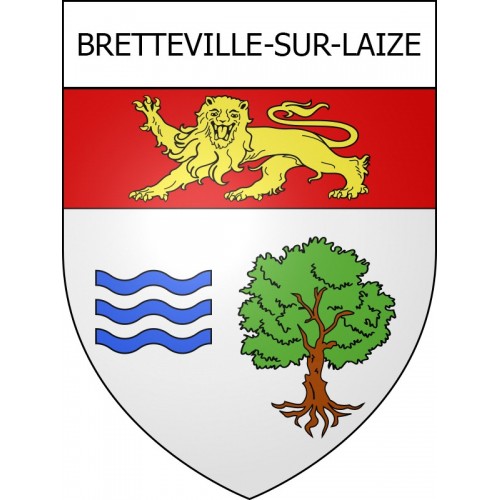 Adesivi stemma Bretteville-sur-Laize adesivo
