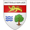Bretteville-sur-Laize Sticker wappen, gelsenkirchen, augsburg, klebender aufkleber