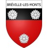 Stickers coat of arms Bréville-les-Monts adhesive sticker