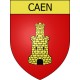 Pegatinas escudo de armas de Caen adhesivo de la etiqueta engomada