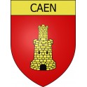 Caen 14 ville Stickers blason autocollant adhésif
