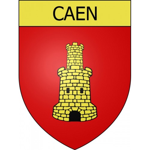 Caen 14 ville Stickers blason autocollant adhésif