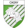 Adesivi stemma Cagny adesivo