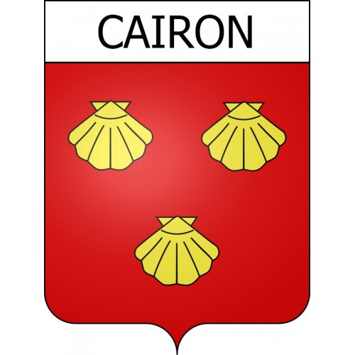 Stickers coat of arms Cairon adhesive sticker