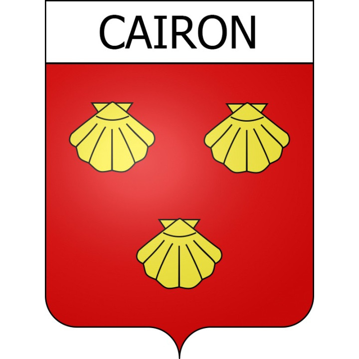 Cairon Sticker wappen, gelsenkirchen, augsburg, klebender aufkleber