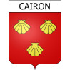 Pegatinas escudo de armas de Cairon adhesivo de la etiqueta engomada