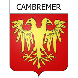 Stickers coat of arms Cambremer adhesive sticker