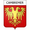Pegatinas escudo de armas de Cambremer adhesivo de la etiqueta engomada