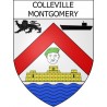 Stickers coat of arms Colleville-Montgomery adhesive sticker
